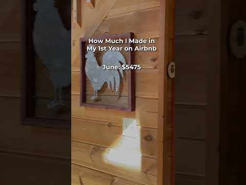 How Much I Made in My First Year on Airbnb 🏡💸 #shorts