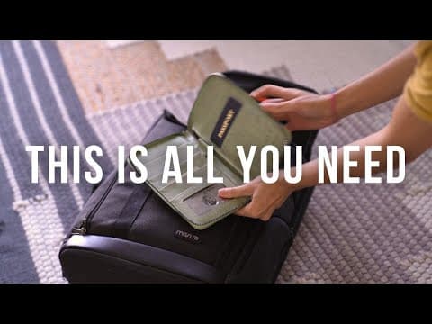 Minimalist packing in 3 minutes