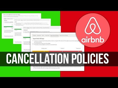 Airbnb Cancellation Policy and Alteration Requests - 2021