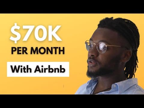 22 Year Old Earns $70,000 Per Month from Airbnb