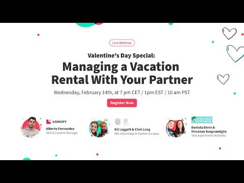 Valentine's Day Special: Managing a Vacation Rental With Your Partner