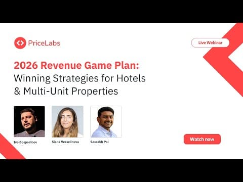 2026 Revenue Game Plan | Winning Strategies for Hoteliers & Multi-Unit Properties