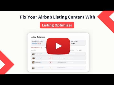 Introducing Listing Optimizer: Optimize Your Airbnb Listing Content with AI And Get More Bookings
