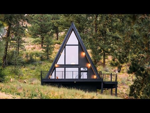 Stunning A-frame House w/ 3 floors & Open Floor plan! Full Tour!