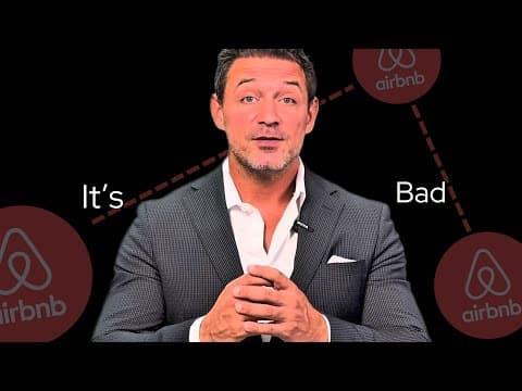 The 2025 Collapse of Airbnb.  (3 Lever Shutdown Explained)