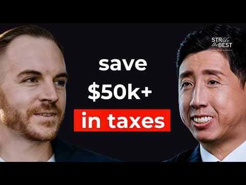 How to Offset Your W2 Income Using Short-Term Rental Losses (Legal Tax Hack) - STR Like The Best #55