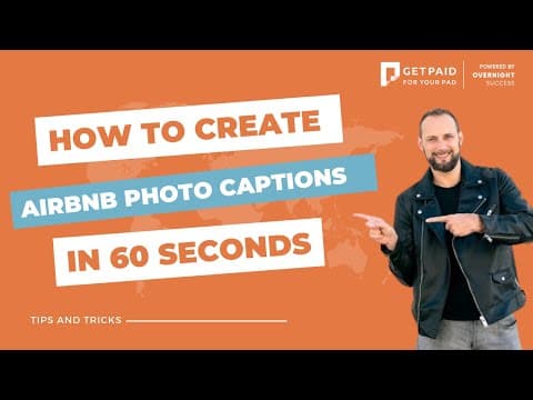 How to Create Airbnb Photo Captions In 60 Seconds with CHAT GPT
