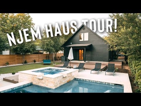 Insane Luxury Airbnb w/ HUGE POOL | Njem Haus Tour! (House Tour)