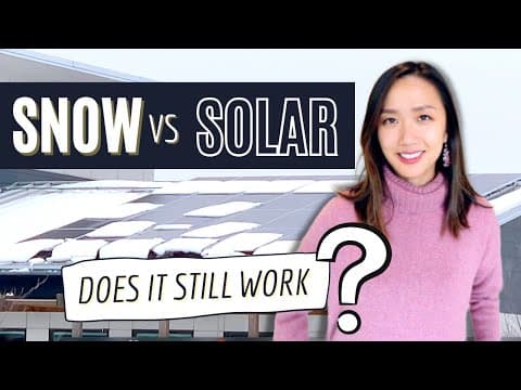 How Much Energy is ACTUALLY Generated in Snowy Winter Conditions? | Our Experience with Solar Panels
