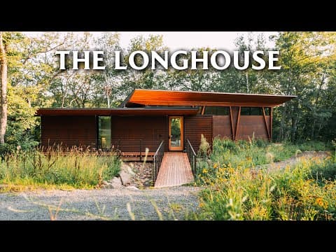 Beautifully Designed Cabin Perched Over Private Lake - Nordlys Longhouse Full Tour!