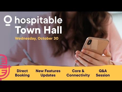 Hospitable Town Hall, October 30