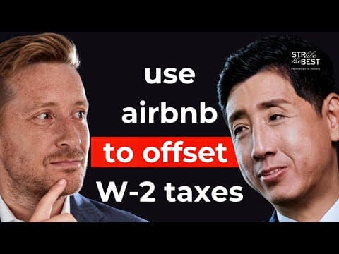 How to Use Real Estate to Avoid W2 Taxes - STR Like The Best #53