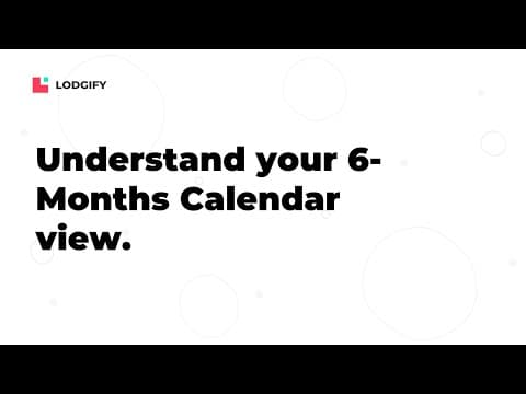 Booking calendar: 6 Months View - Quick Tutorial