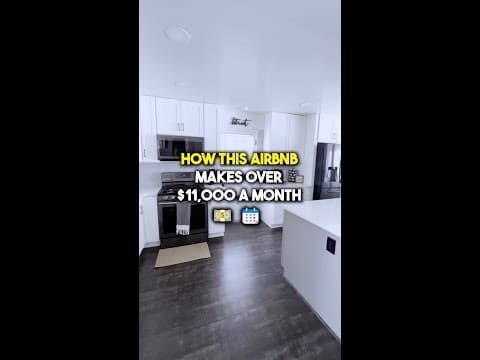$11K A Month On Auto-Pilot From ONE Airbnb Property #airbnb #entrepreneur #airbnbbusiness