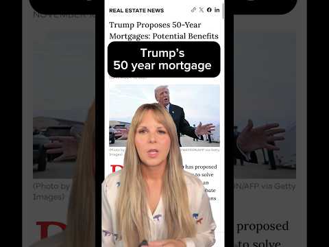 My thoughts on Trump’s 50 year mortgage plan. Do you agree with me or not? 👇🏼 #50yearmortgage