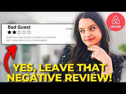 Exact Steps for Leaving a Negative Airbnb Guest Review