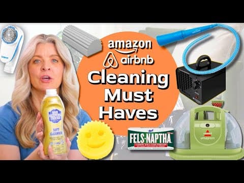 Top 10 Amazon Cleaning must haves for your Airbnb