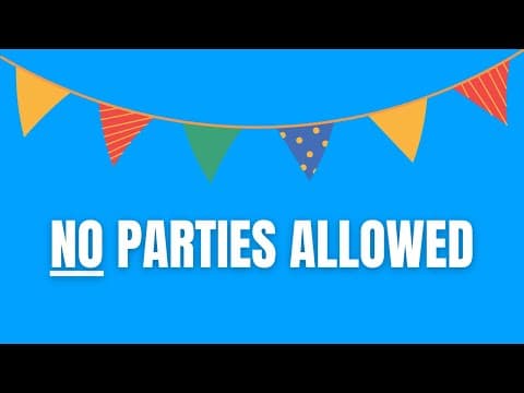 How to Never Have a Party in Your Airbnb