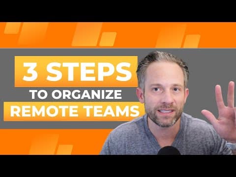 My 3-Step Formula For Organizing Your Virtual Team | Tim Hubbard