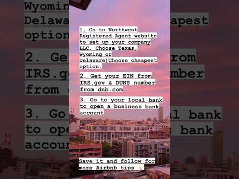 How to set up your Airbnb Business in 4 simple steps. #airbnb #entrepreneur #airbnbarbitrage
