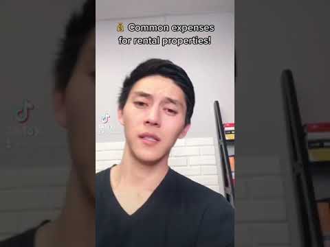 💰 Common expenses for rental properties! #realestateinvesting #rentalproperty #expenses #shorts