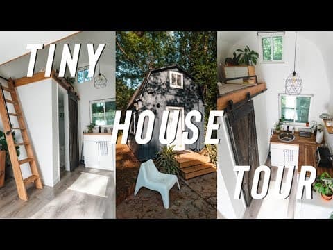 COULD YOU LIVE IN THIS TINY HOUSE SHED? (Incredible Airbnb)
