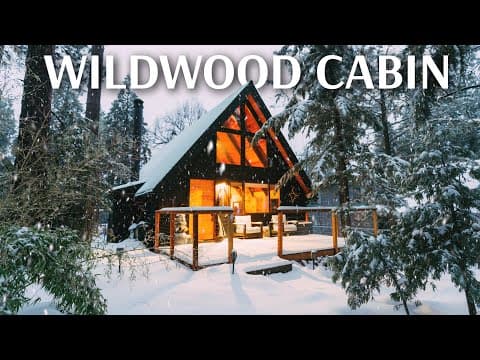 Touring This Snowy Mountain Cabin in Southern California! 2hrs to Beach!