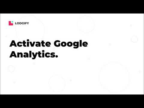 How to activate Google Analytics for your Lodgify website