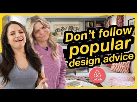 Design your Airbnb the RIGHT way! DO NOT Follow Popular Interior Design Advice!