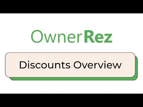 Discounts Overview