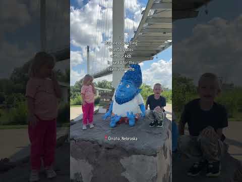 Day One - Des Moines, IA→Omaha, NE! Watch the full episode on @kyleeandsteven #airbnb #travelvlog