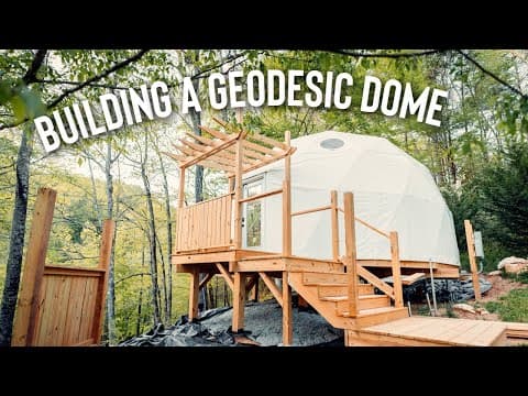 Building A Geodesic Dome! | Luxury Glamping Dome