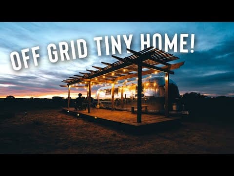 Off Grid Desert Airstream Tour! | Full Airbnb Tiny Home!