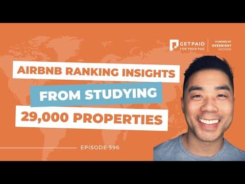 Airbnb Ranking Insights From Studying 29,000 Properties (Ep 596)