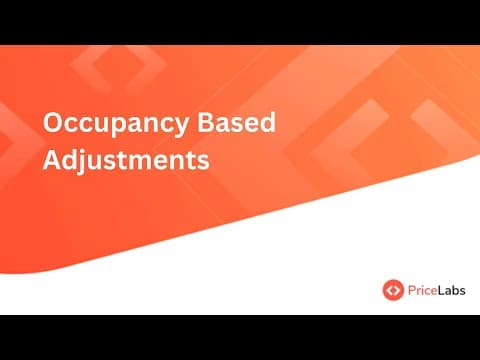 Occupancy Based Adjustments