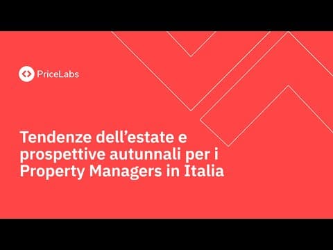 Tendenze del mercato estivo e prospettive autunnali per i gestori di alloggi in Italia
