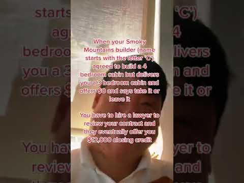 Builder cheated me out of a bedroom in my newly built cabin