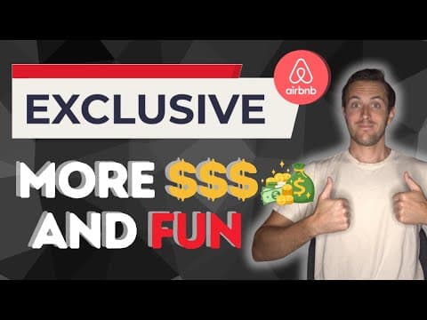 Make More 💰 + Have Fun with Airbnb (EXCLUSIVE Training: Part 1 of 3)