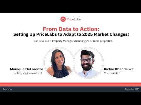 From Data to Action: Setting Up PriceLabs to Adapt to 2025 Market Changes