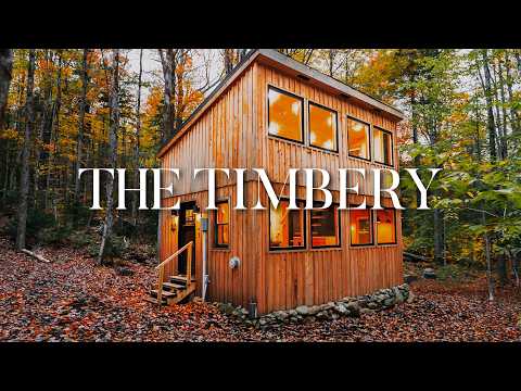 Secluded Hand Built Tiny House in the Forest Full Tour!