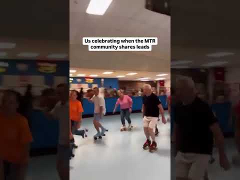 Us celebrating when the MTR community shares leads