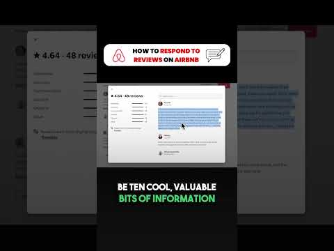 This Is How You Respond To Airbnb Reviews | Host Tips For 2023 #shorts
