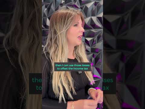 How To Offset Taxes With STR  🏖️ #shorts