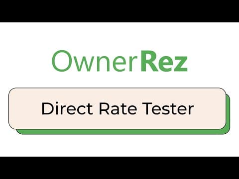 Direct Rate Tester