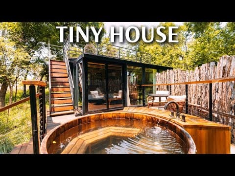 Shipping Container Tiny House w/ Plunge Pool Full Tour!