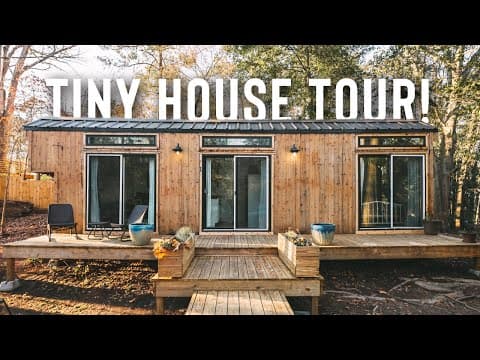 Tiny House w/ Private Bedroom | HGTV Tiny Home Tour!