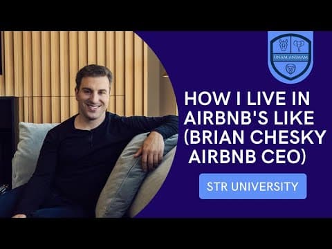 How I live in Airbnb's Like Brian Chesky (Airbnb CEO)