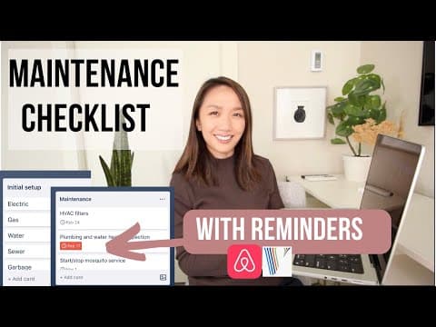 HOUSE OPERATIONS: Complete checklist of maintenance + setup tasks for Airbnbs (or any home)