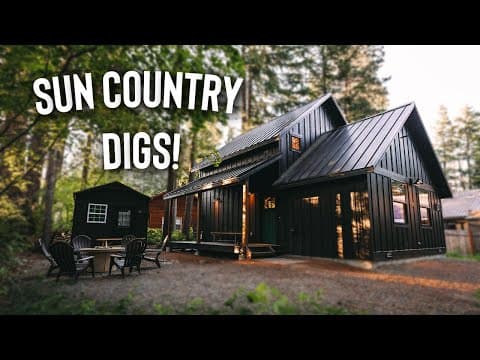 *Spacious* 1100sqft 8 Guest Cabin Tour! | Sun Country Digs Airbnb!
