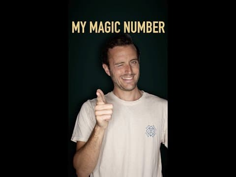 My MAGIC NUMBER for RECESSION PROOF Investing #shorts #cashoncash